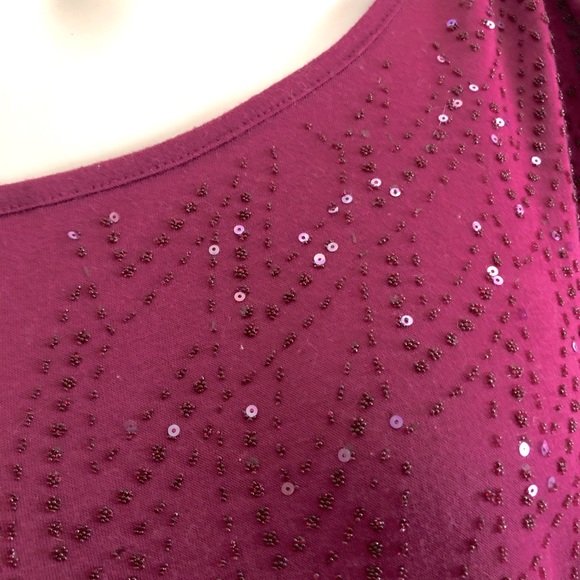 Maurice’s One Shoulder Tie Purple Top - Picture 3 of 8